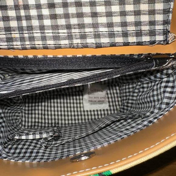 Baseball Theme Handbag Purse Grand Slam Go Team Slugger Rhinestones Bucket Bag - Picture 13 of 15